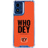 NFL Cincinnati Bengals Team Motto Moto G 5G (2024) Clear Case