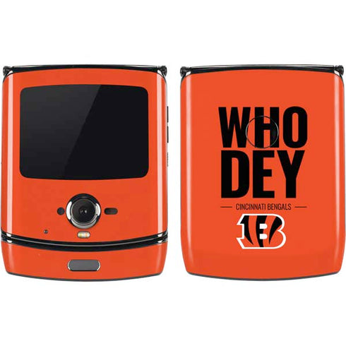NFL Cincinnati Bengals Team Motto Motorola RAZR Skin
