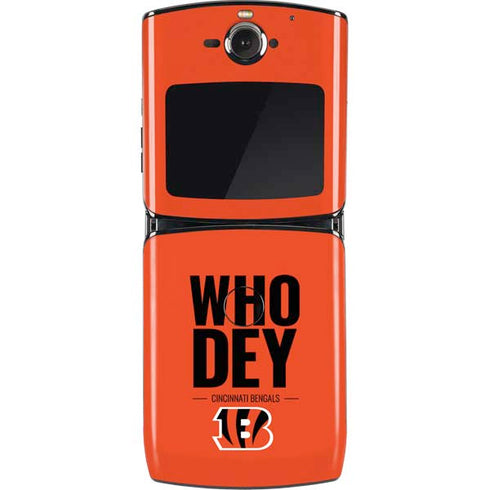 NFL Cincinnati Bengals Team Motto Motorola RAZR Skin