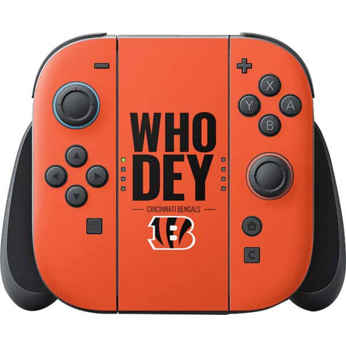 NFL Cincinnati Bengals Team Motto Nintendo Skins