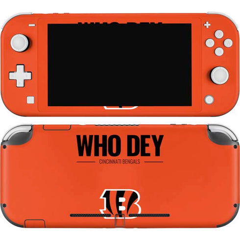 NFL Cincinnati Bengals Team Motto Nintendo Skins