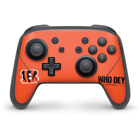 NFL Cincinnati Bengals Team Motto Nintendo Skins