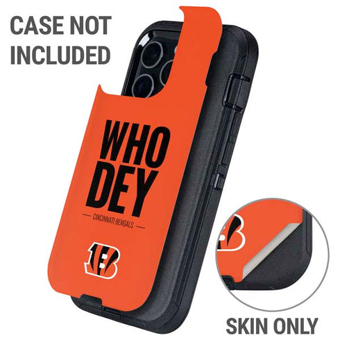 NFL Cincinnati Bengals Team Motto Otterbox Defender iPhone Skin
