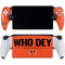 NFL Cincinnati Bengals Team Motto PlayStation Portal Remote Player Skin