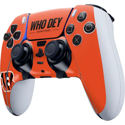 NFL Cincinnati Bengals Team Motto PS5 DualSense Edge Pro Controller Skin