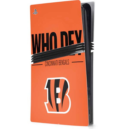 NFL Cincinnati Bengals Team Motto PS5 Pro Console Skin