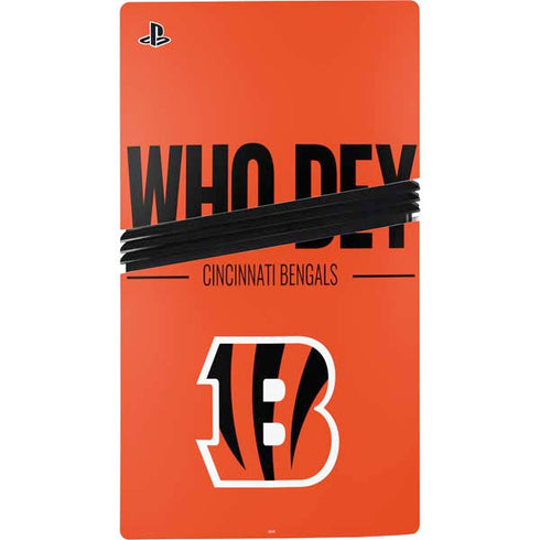 NFL Cincinnati Bengals Team Motto PS5 Pro Console Skin