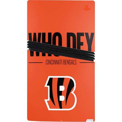 NFL Cincinnati Bengals Team Motto PS5 Pro Console Skin