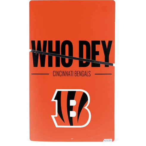 NFL Cincinnati Bengals Team Motto PS5 Slim Digital Edition Console Skin