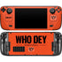 NFL Cincinnati Bengals Team Motto Steam Deck Handheld Gaming Computer OLED Skin