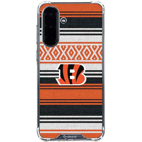 NFL Cincinnati Bengals Trailblazer Galaxy A36 5G Clear Case