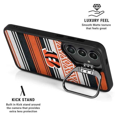 NFL Cincinnati Bengals Trailblazer Galaxy S24 FE Kickstand Case