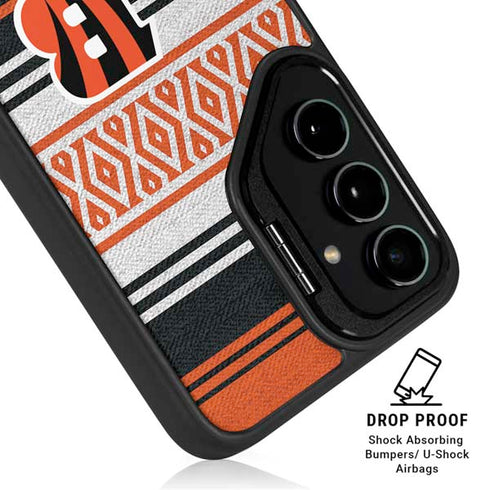 NFL Cincinnati Bengals Trailblazer Galaxy S25 Kickstand Case