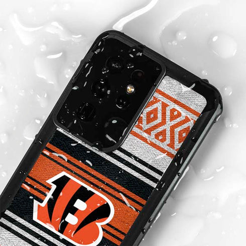 NFL Cincinnati Bengals Trailblazer Galaxy S24 Ultra Waterproof Case