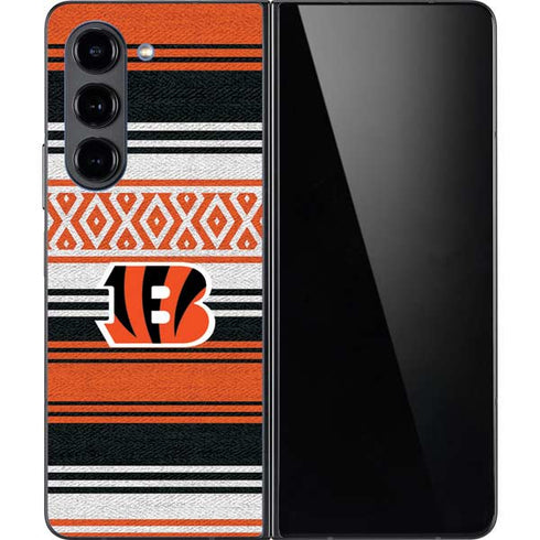 NFL Cincinnati Bengals Trailblazer Galaxy Z Fold5 5G Skin