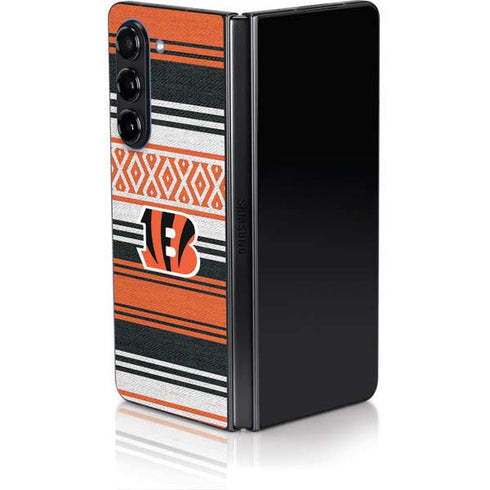 NFL Cincinnati Bengals Trailblazer Galaxy Z Fold5 5G Skin