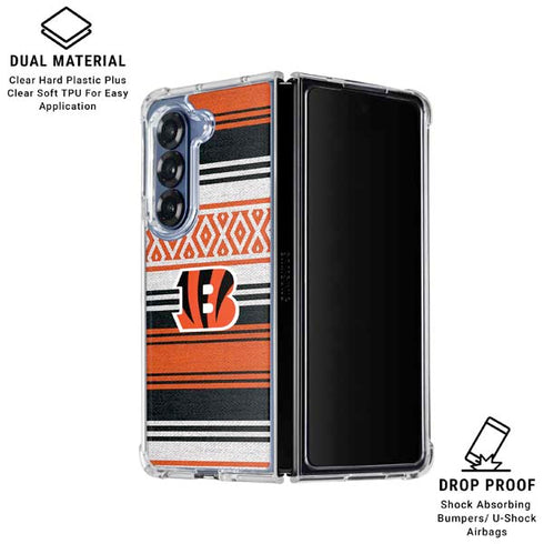 NFL Cincinnati Bengals Trailblazer Galaxy Z Fold6 Clear Case
