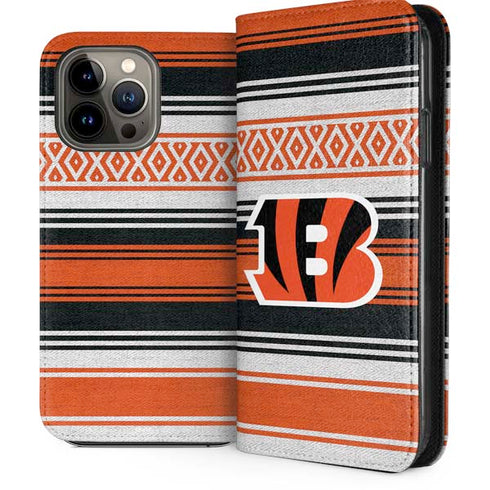NFL Cincinnati Bengals Trailblazer iPhone 14 Pro Max Folio Case