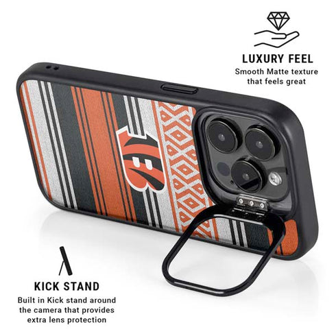 NFL Cincinnati Bengals Trailblazer iPhone 14 Pro Max Kickstand Case