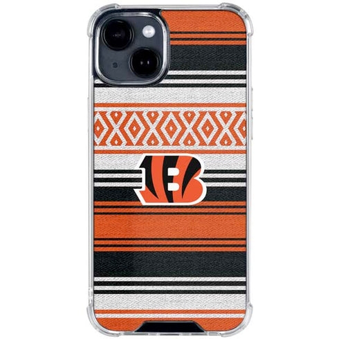 NFL Cincinnati Bengals Trailblazer iPhone 15 Clear Case