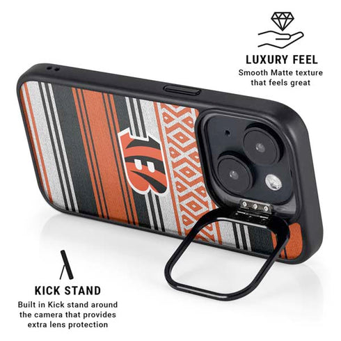NFL Cincinnati Bengals Trailblazer iPhone 15 Kickstand Case