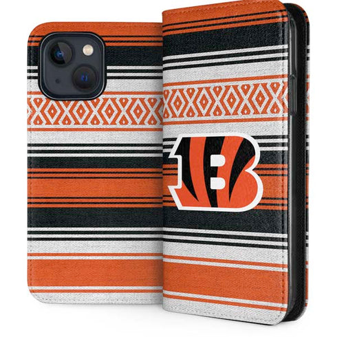 NFL Cincinnati Bengals Trailblazer iPhone 15 Plus Folio Case