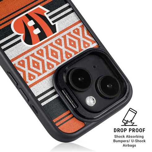 NFL Cincinnati Bengals Trailblazer iPhone 15 Plus Kickstand Case