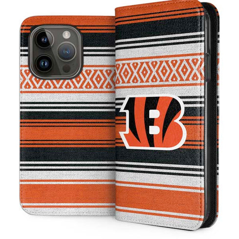 NFL Cincinnati Bengals Trailblazer iPhone 15 Pro Folio Case