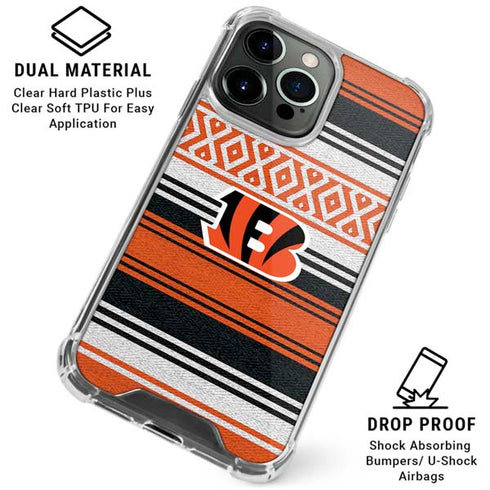 NFL Cincinnati Bengals Trailblazer iPhone 16 Pro Max Clear Case
