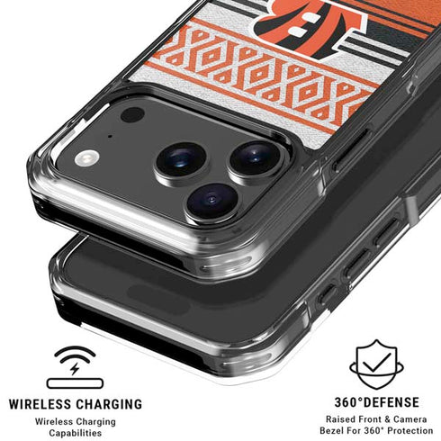 NFL Cincinnati Bengals Trailblazer iPhone 18 Pro Clear Case