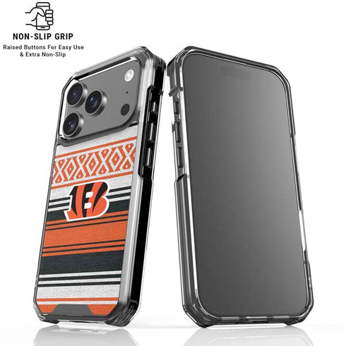 NFL Cincinnati Bengals Trailblazer iPhone 18 Pro Clear Case