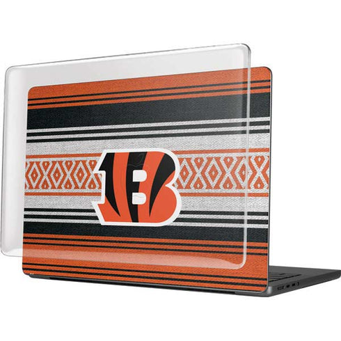 NFL Cincinnati Bengals Trailblazer MacBook Pro 14in (2021-24) Case plus Skin