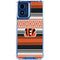 NFL Cincinnati Bengals Trailblazer Moto G 5G (2024) Clear Case