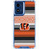 NFL Cincinnati Bengals Trailblazer Moto G 5G (2024) Clear Case