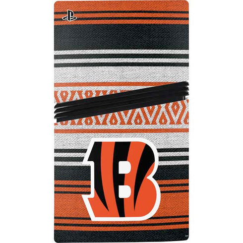 NFL Cincinnati Bengals Trailblazer PS5 Pro Console Skin