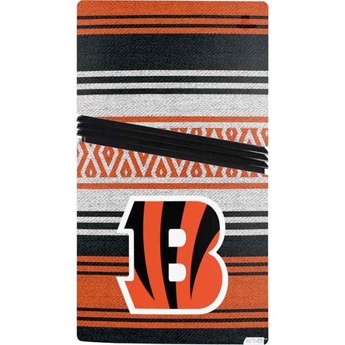 NFL Cincinnati Bengals Trailblazer PS5 Pro Console Skin