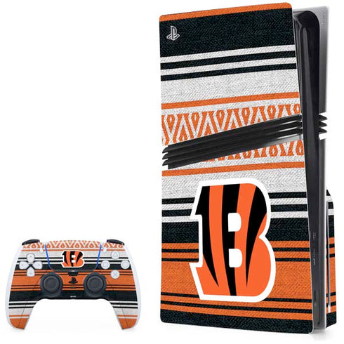 NFL Cincinnati Bengals Trailblazer PS5 Pro Disk Bundle Skin