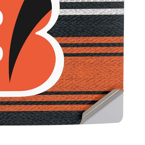 NFL Cincinnati Bengals Trailblazer PS5 Pro Disk Console Skin