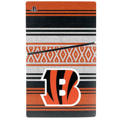 NFL Cincinnati Bengals Trailblazer PS5 Slim Digital Edition Console Skin