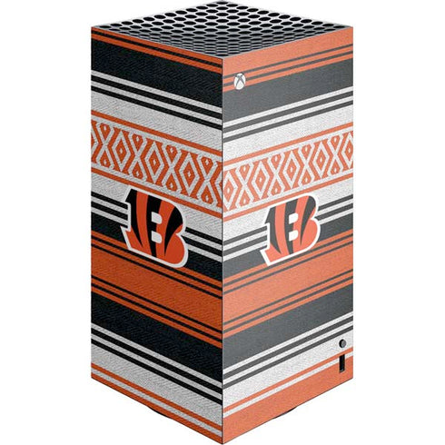 NFL Cincinnati Bengals Trailblazer XBox Series X Digital Edition Console Skin