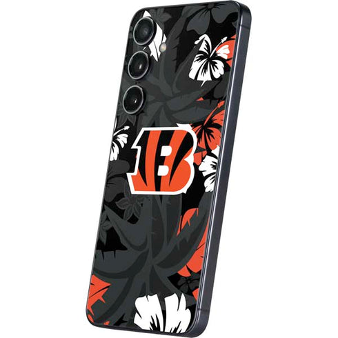 NFL Cincinnati Bengals Tropical Print Galaxy A16 5G Skin
