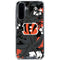 NFL Cincinnati Bengals Tropical Print Galaxy A36 5G Clear Case