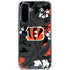 NFL Cincinnati Bengals Tropical Print Galaxy A36 5G Clear Case