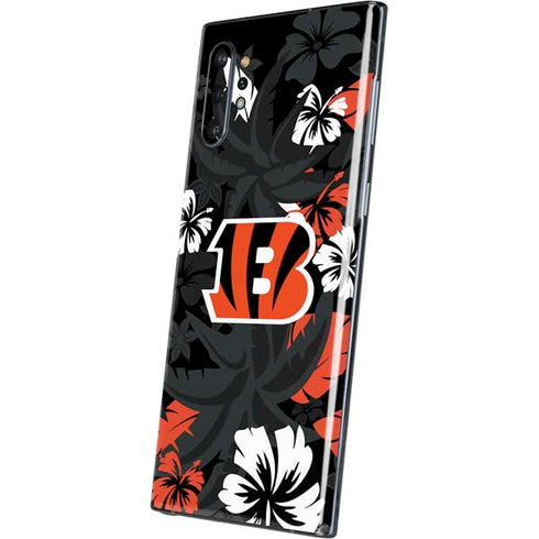 NFL Cincinnati Bengals Tropical Print Galaxy Note 10 Plus Skin