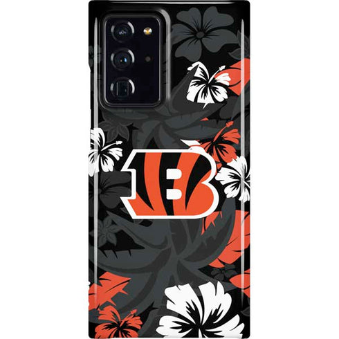 NFL Cincinnati Bengals Tropical Print Galaxy Cases