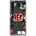 NFL Cincinnati Bengals Tropical Print Galaxy S24 FE Clear Case