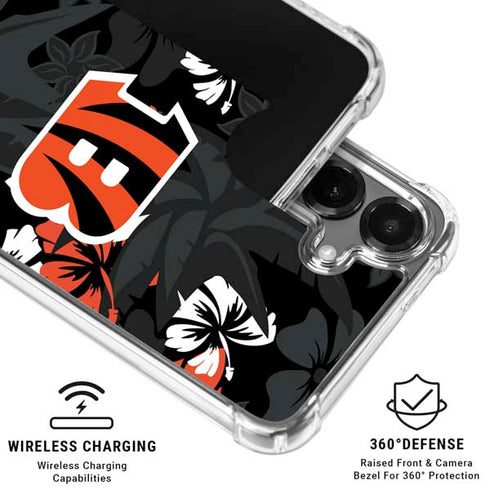 NFL Cincinnati Bengals Tropical Print Galaxy S26 Clear Case
