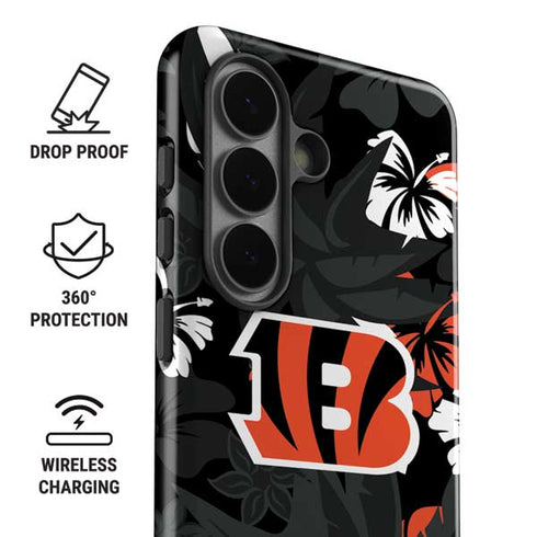 NFL Cincinnati Bengals Tropical Print Galaxy S26 Impact Case