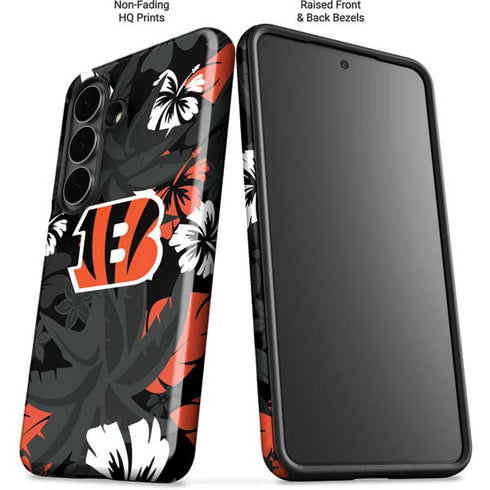 NFL Cincinnati Bengals Tropical Print Galaxy S26 Impact Case
