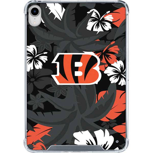 NFL Cincinnati Bengals Tropical Print iPad 11th Gen (2025) Clear Case